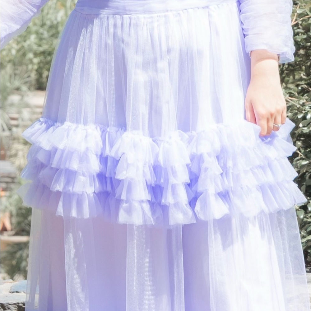 Lavender Ruffled Dress